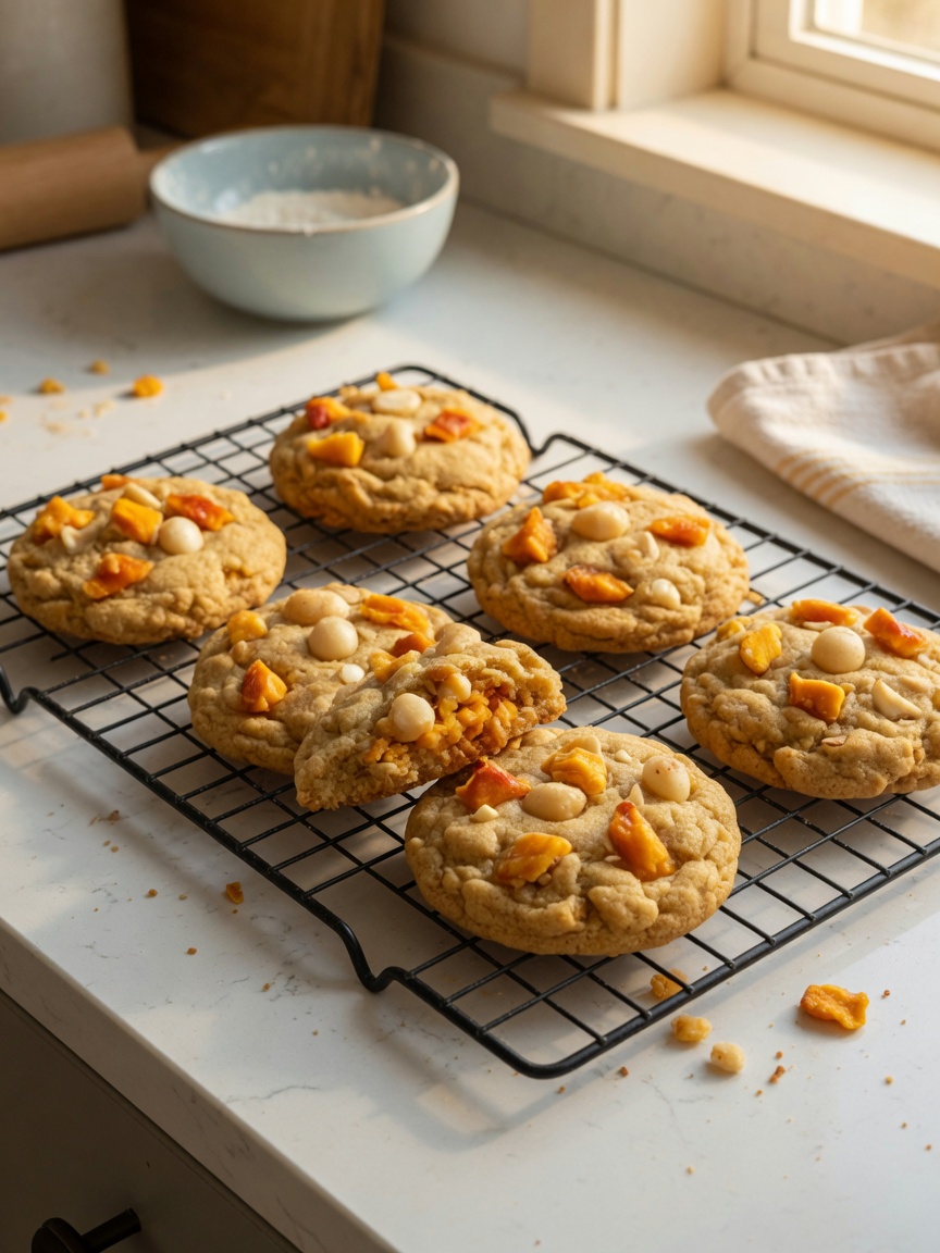 Mango & Macadamia Sourdough Cookies from Knead To Know home bakery