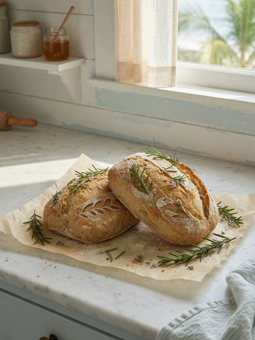 Rosemary Sourdough Bread from Knead To Know home bakery